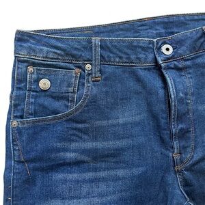 G-Star RAW Arc 3D Slim Jeans Men’s 30x32 Blue Distressed Denim Moto Style